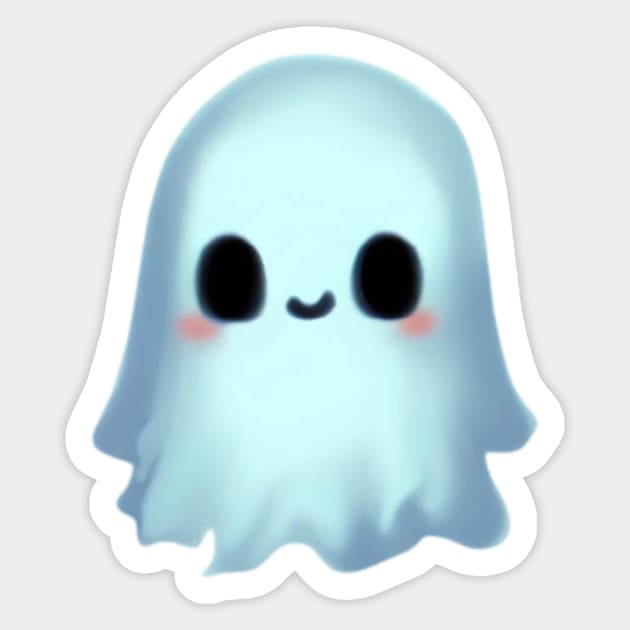 Cute Ghost Sticker by Donkeh23